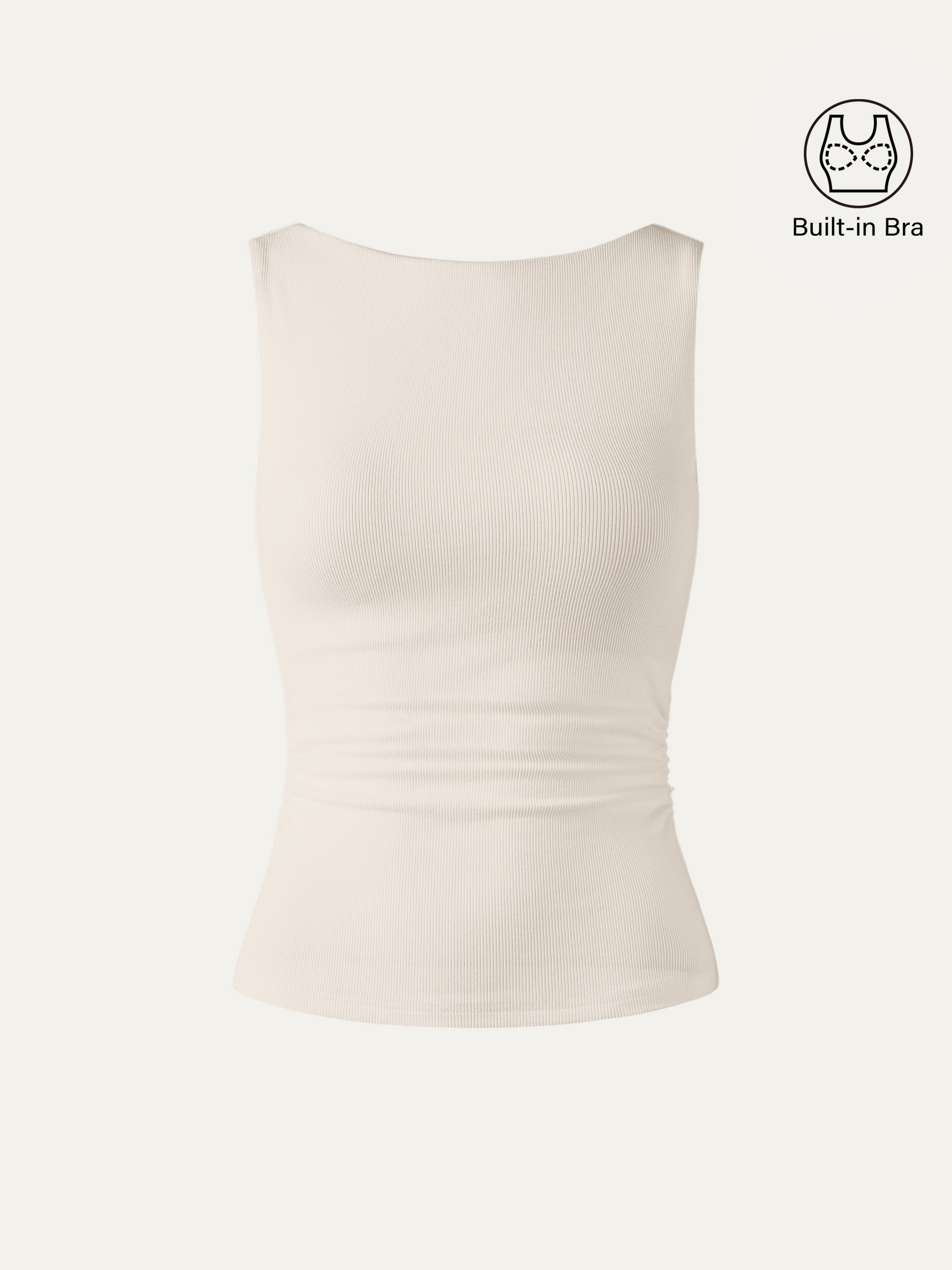 Elastic Open Back Brami Tank