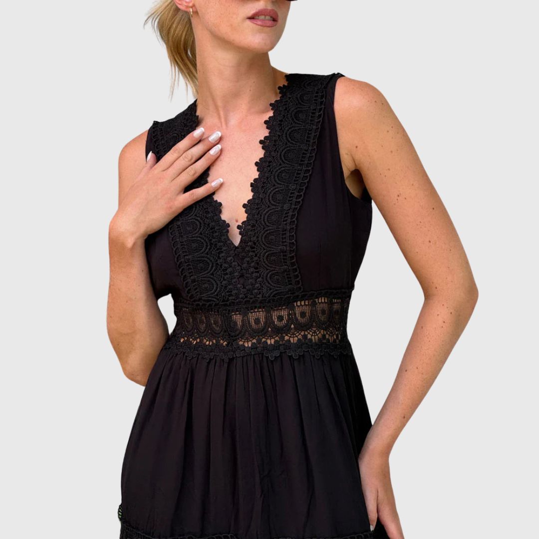 Iris - Boho Grace Midi Dress