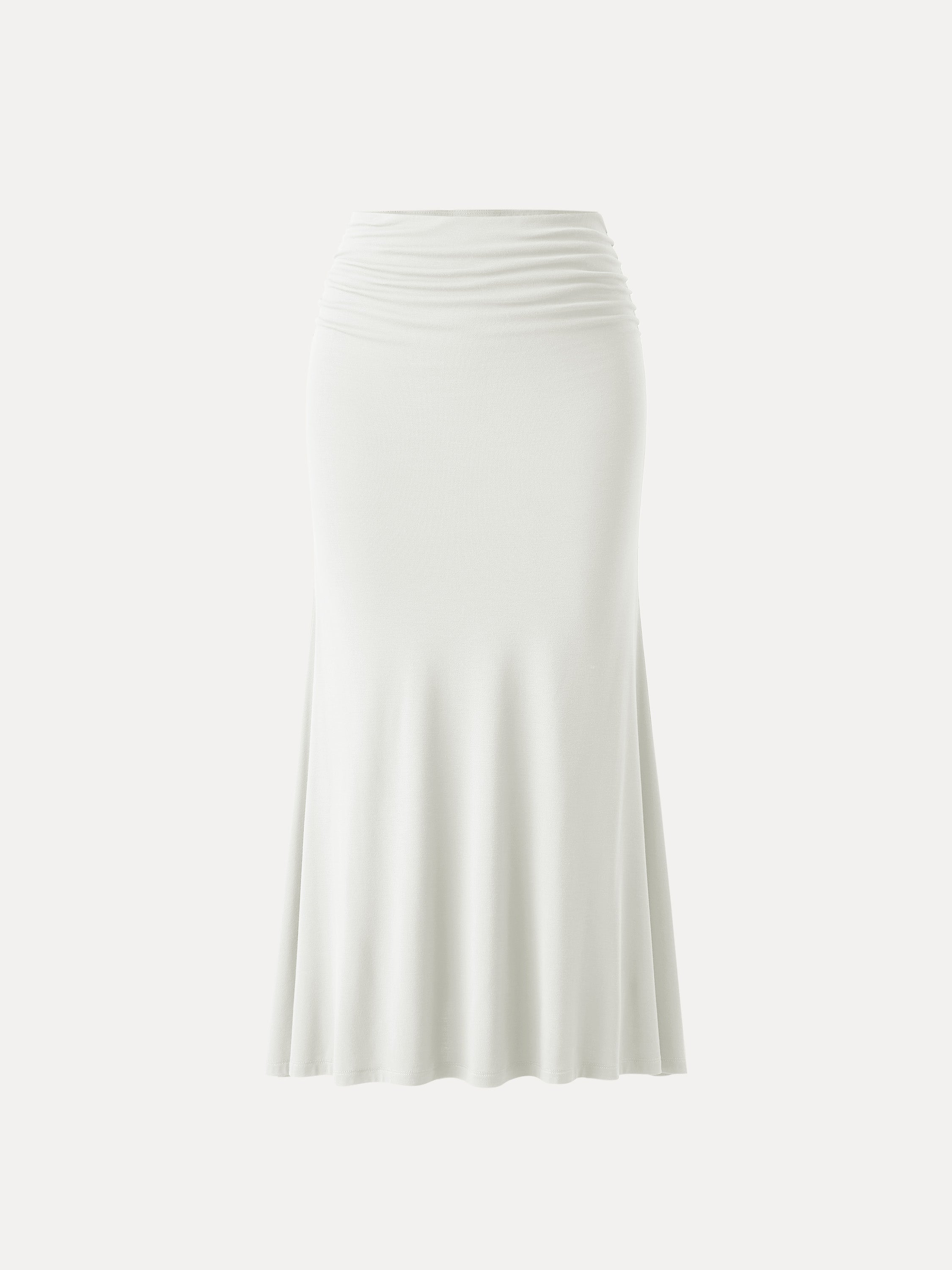 Classic Side Ruched Mermaid Maxi Skirt
