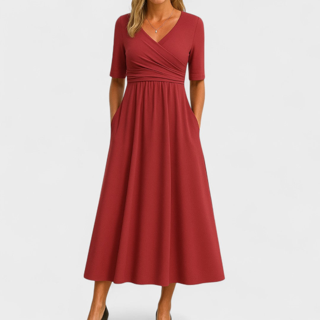 Clara - Elegant Midi Dress for All Occasions