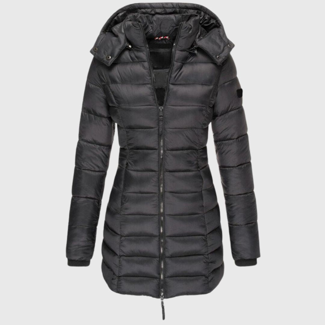 Elise - Elegant Long Down Jacket