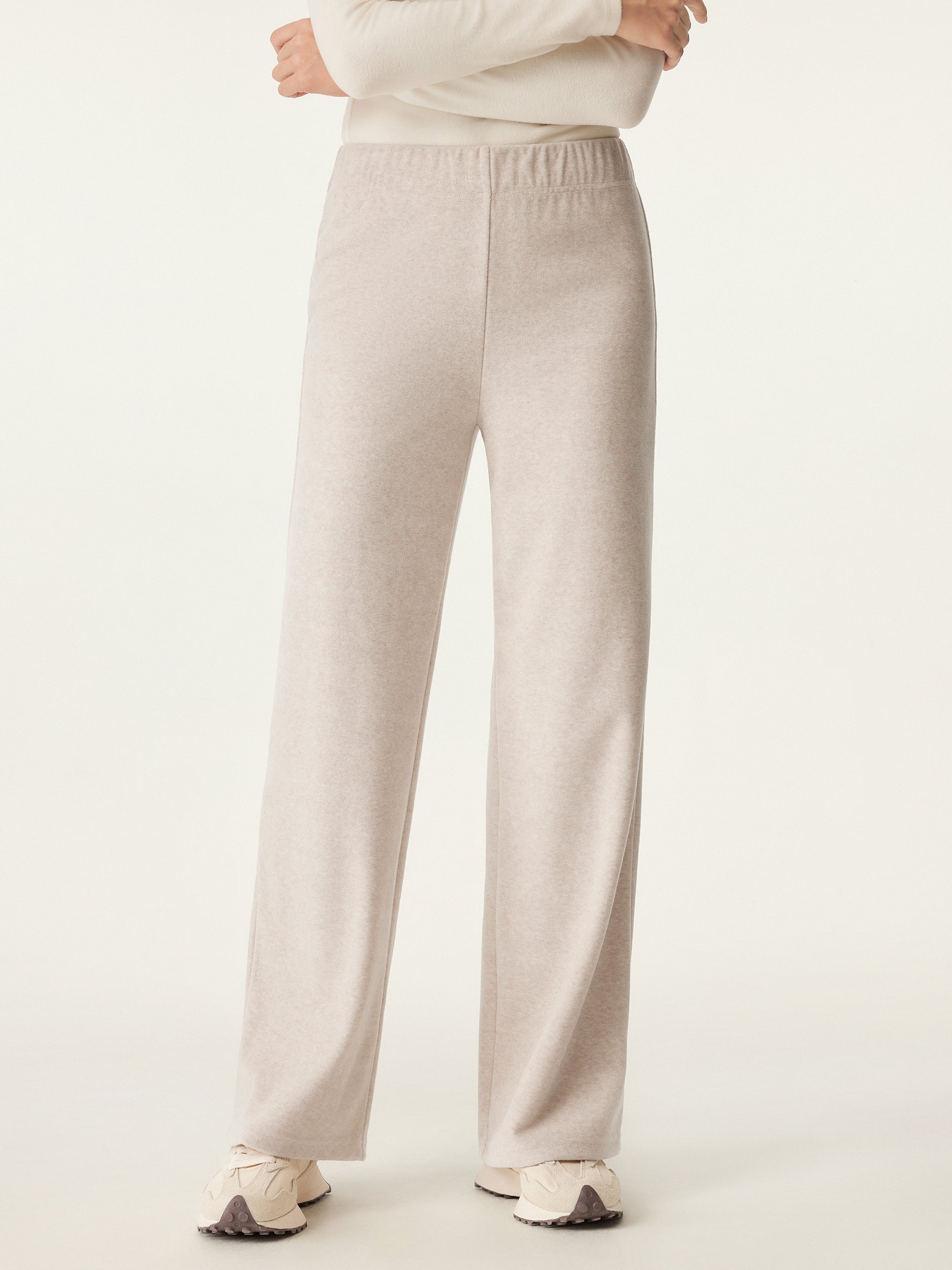 Cozy Towel-Knit Pull-On Pant