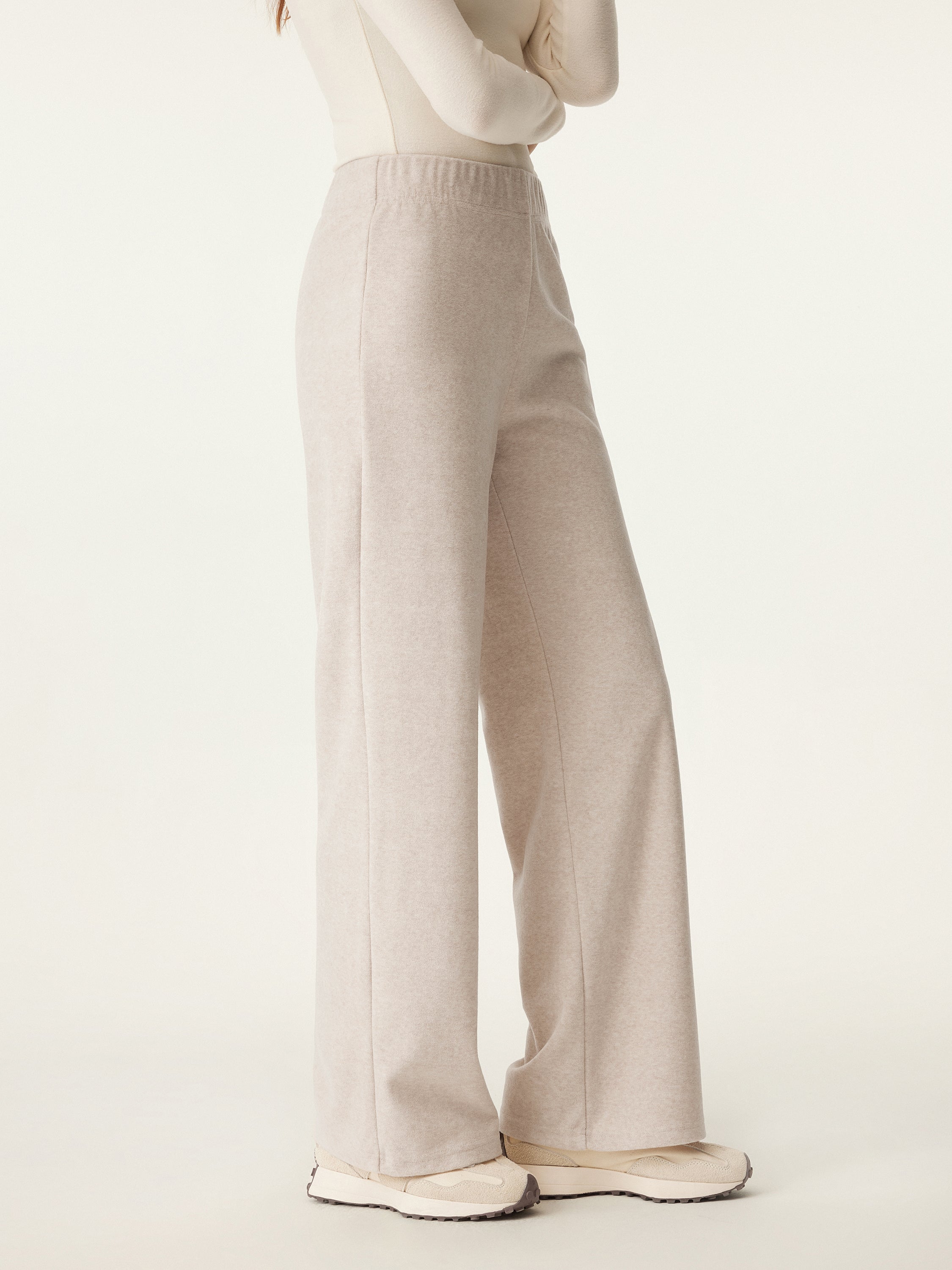 Cozy Towel-Knit Pull-On Pant