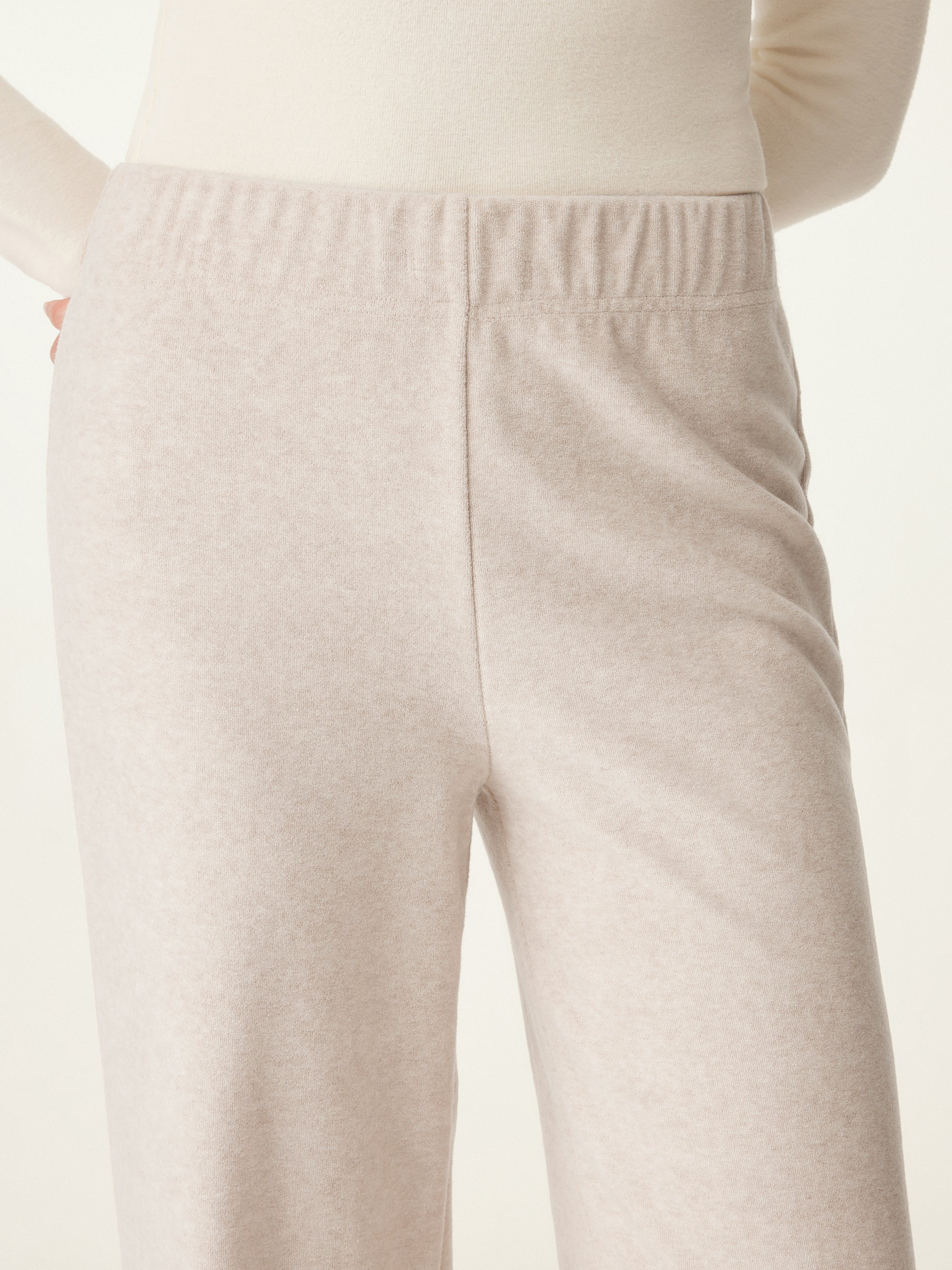 Cozy Towel-Knit Pull-On Pant