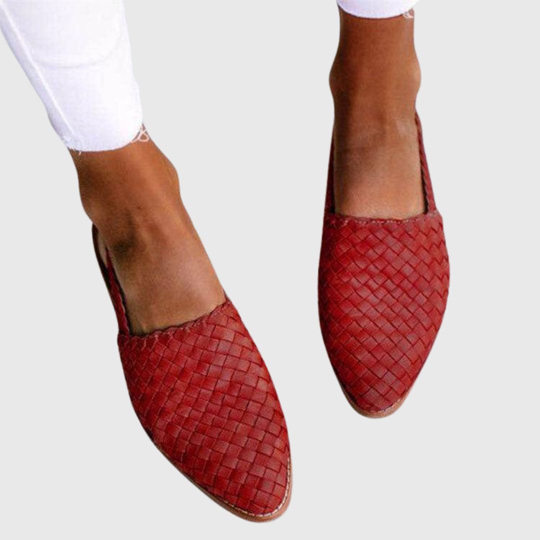 Grace Step – Leather Comfort Flats