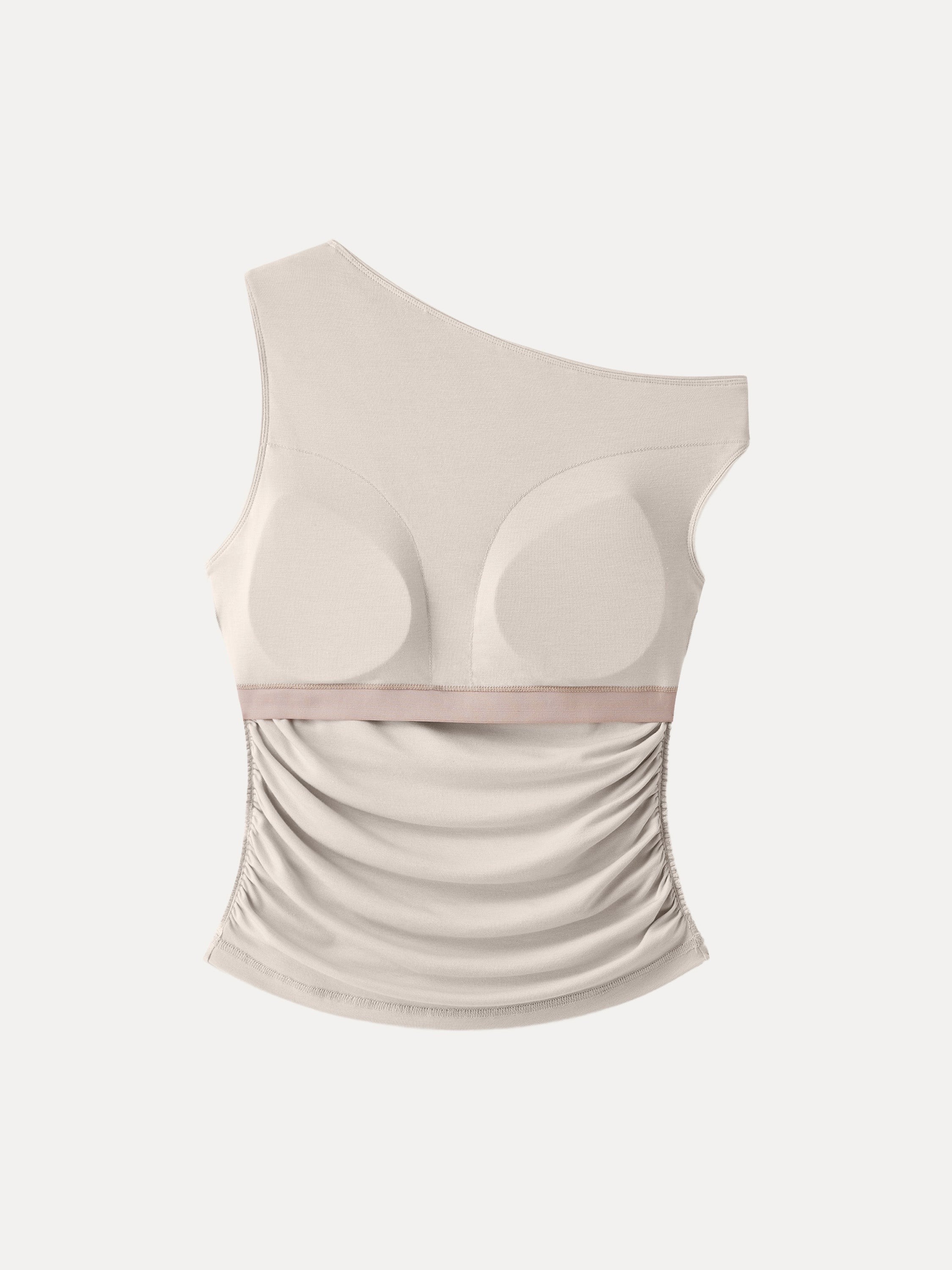 Cooling Asymmetrical Ruched Brami