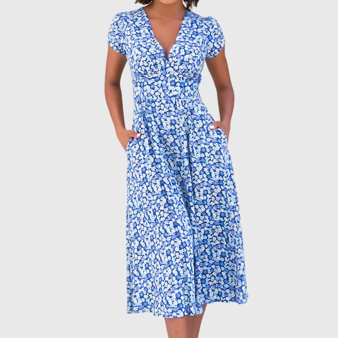 Fern - Button-Front Midi Dress