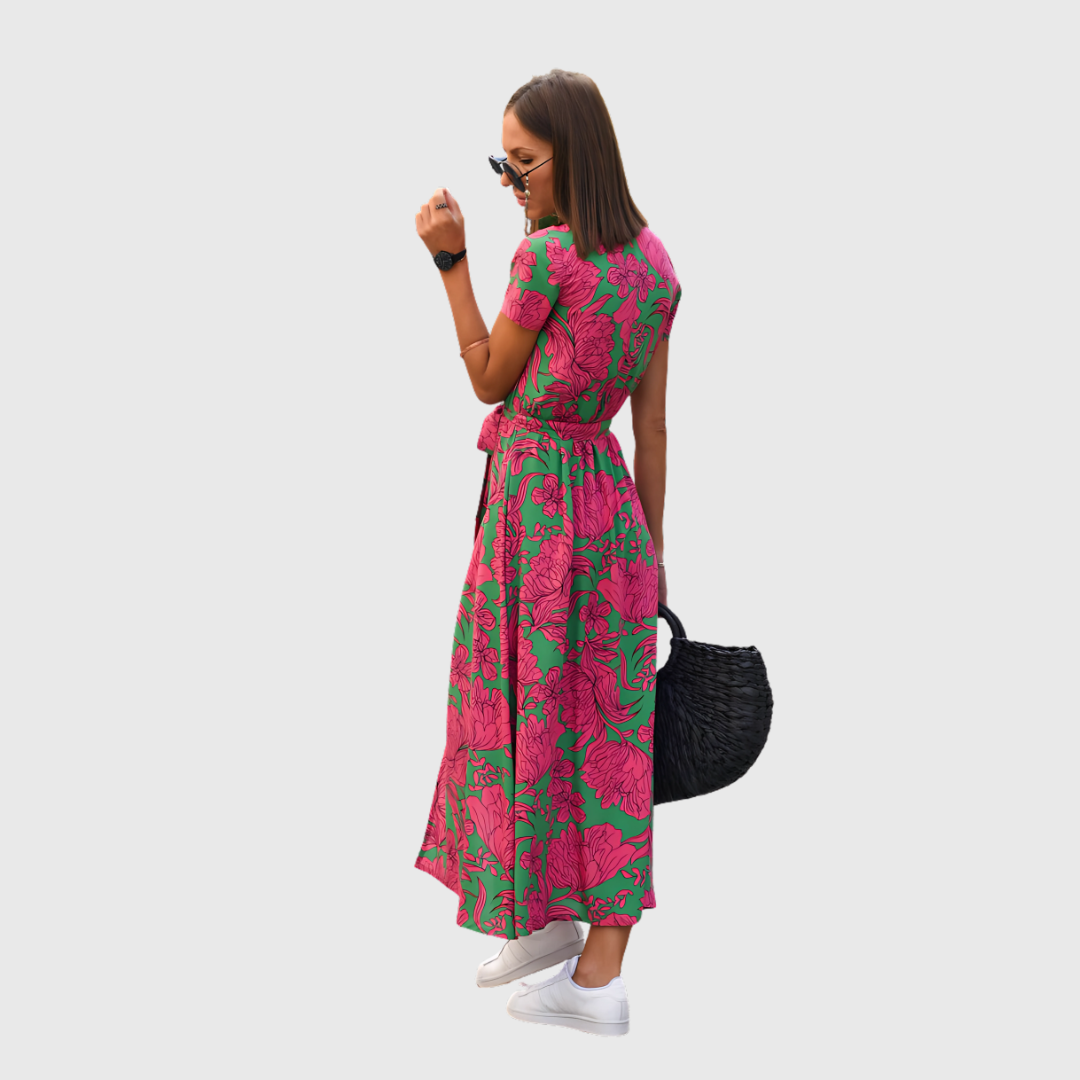 Audrey – Floral Wrap Dress