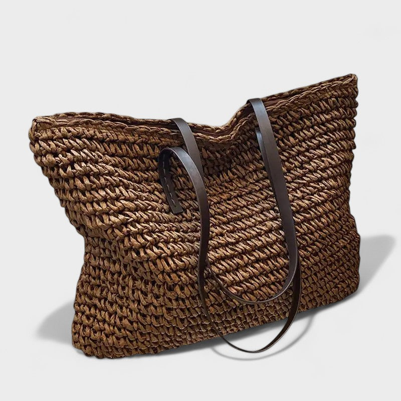 Georgiana – Woven Tote with Everyday Elegance