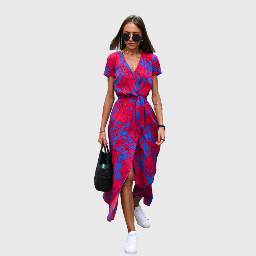 Audrey – Floral Wrap Dress