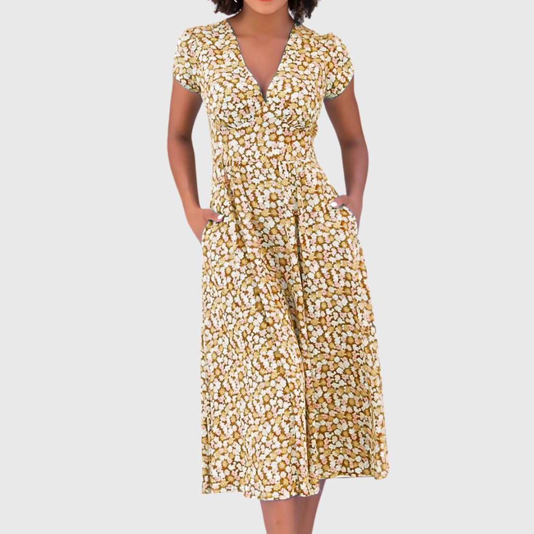 Fern - Button-Front Midi Dress