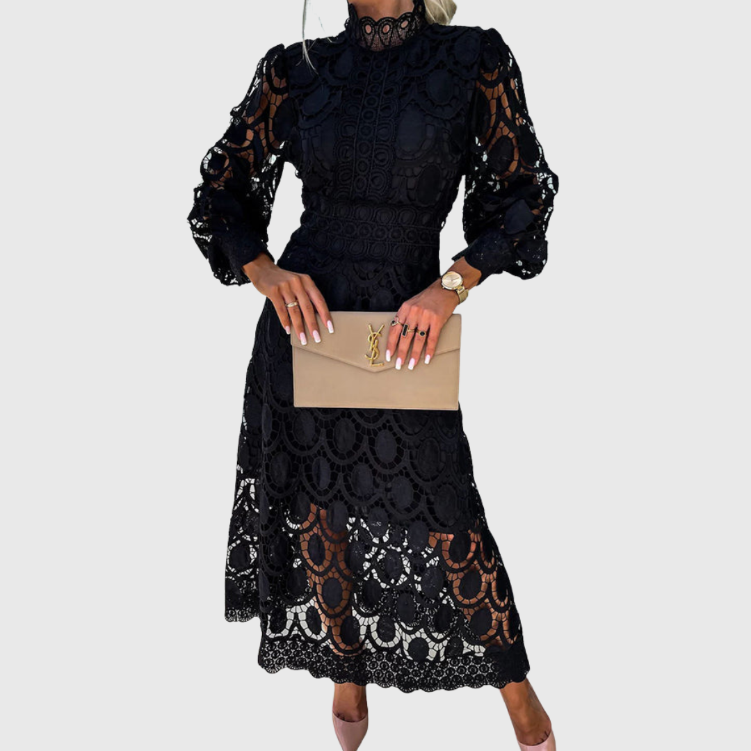 Maya – Soft Lace Dress with Elegant Ease