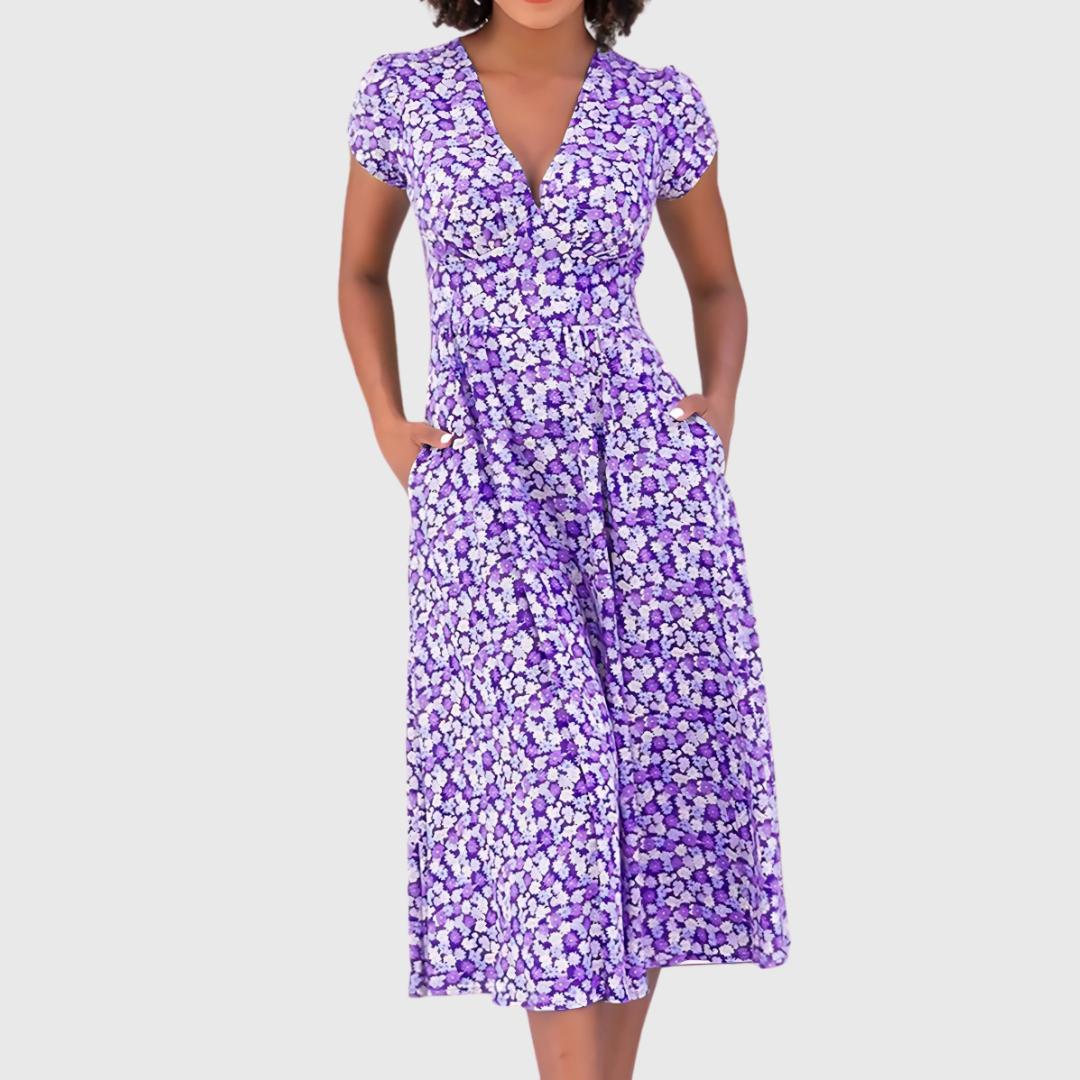 Fern - Button-Front Midi Dress