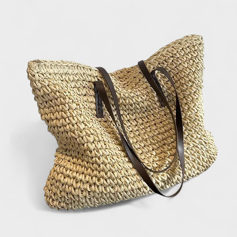 Georgiana – Woven Tote with Everyday Elegance