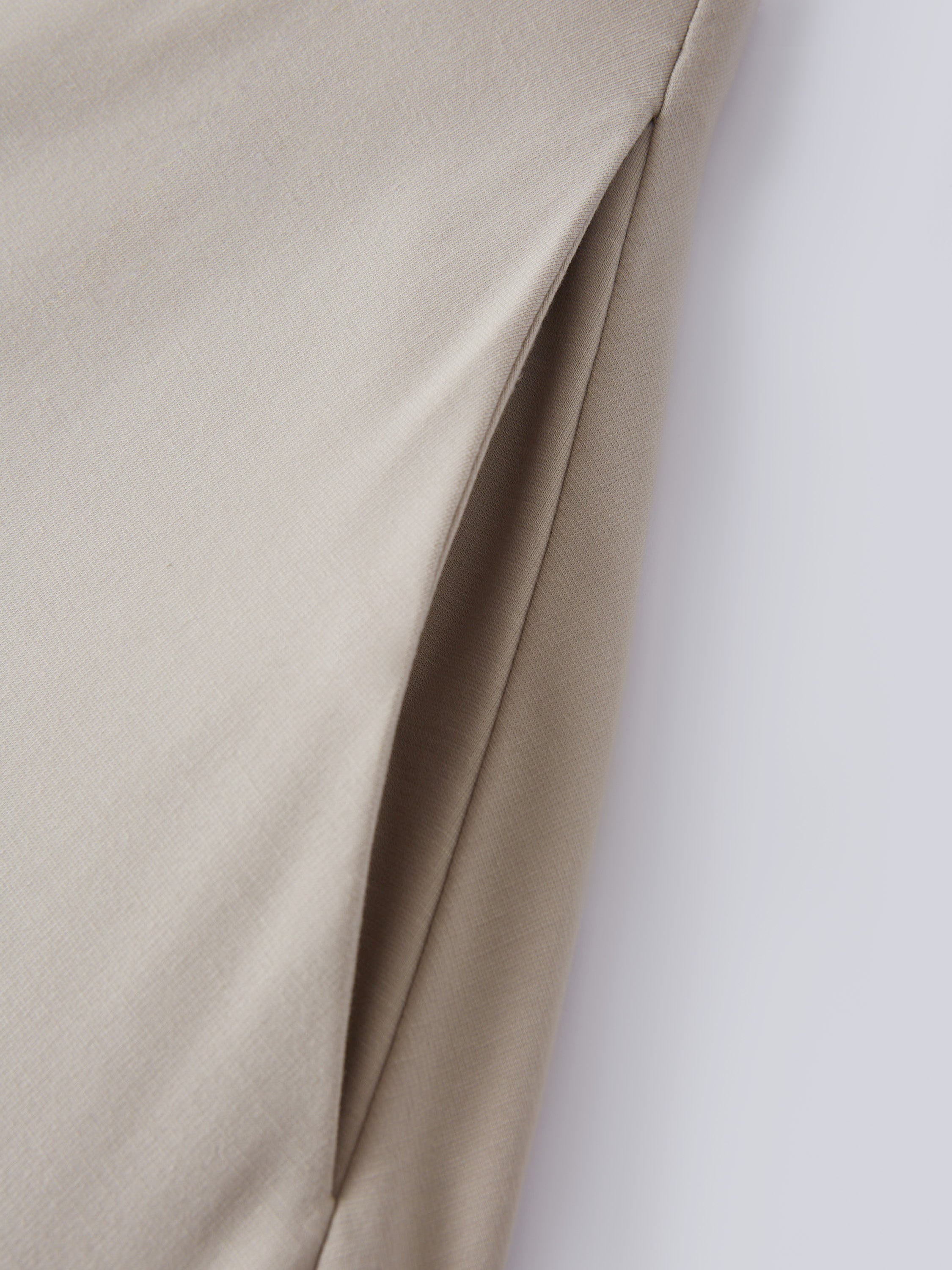 Icy Ponte A-line Midi Skirt with Pockets