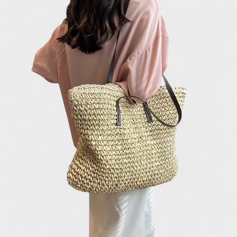 Georgiana – Woven Tote with Everyday Elegance