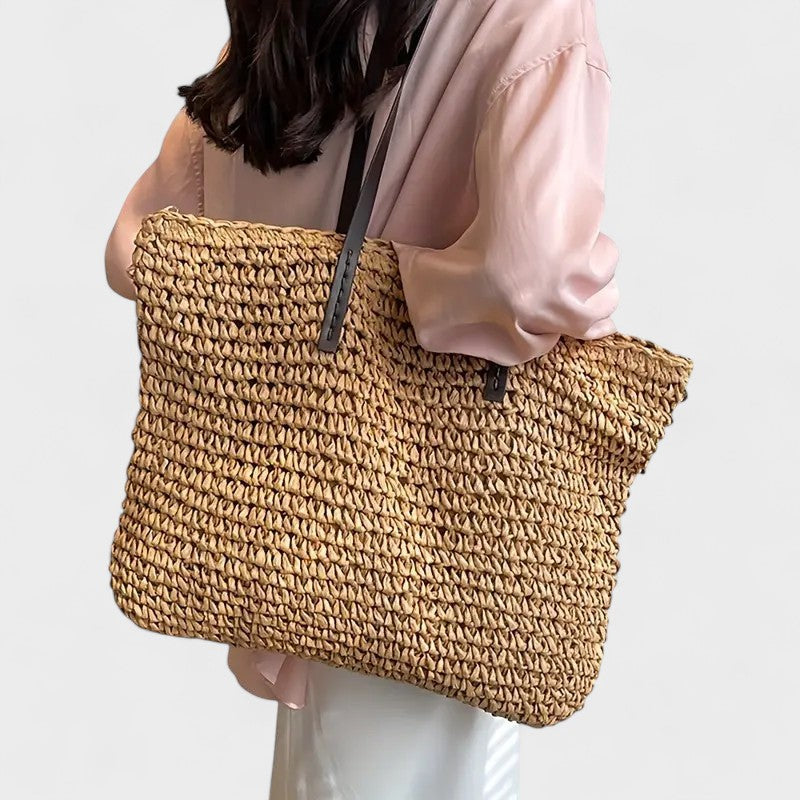 Georgiana – Woven Tote with Everyday Elegance