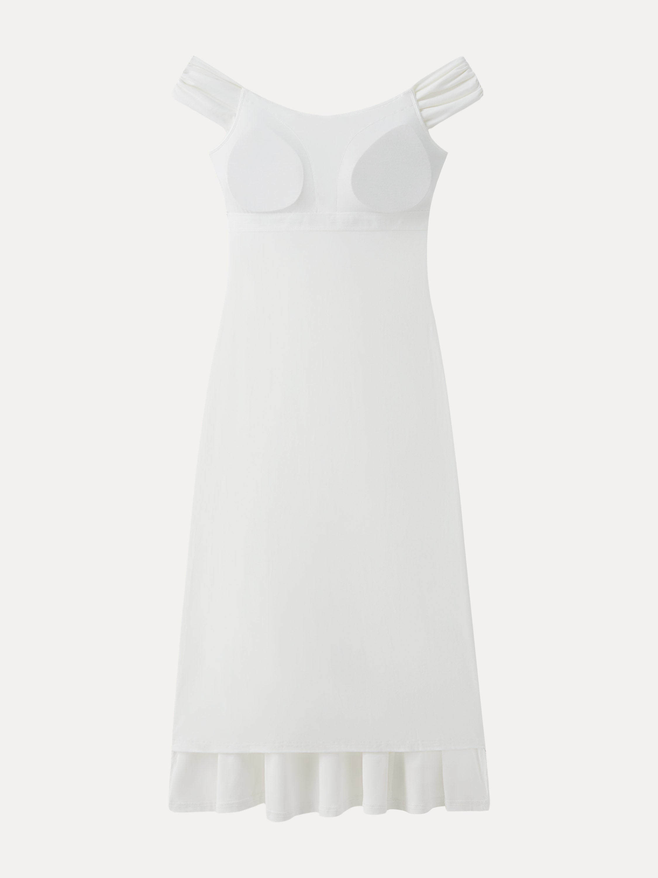 Flowy Criss Cross Off-shoulder Midi Brami Dress