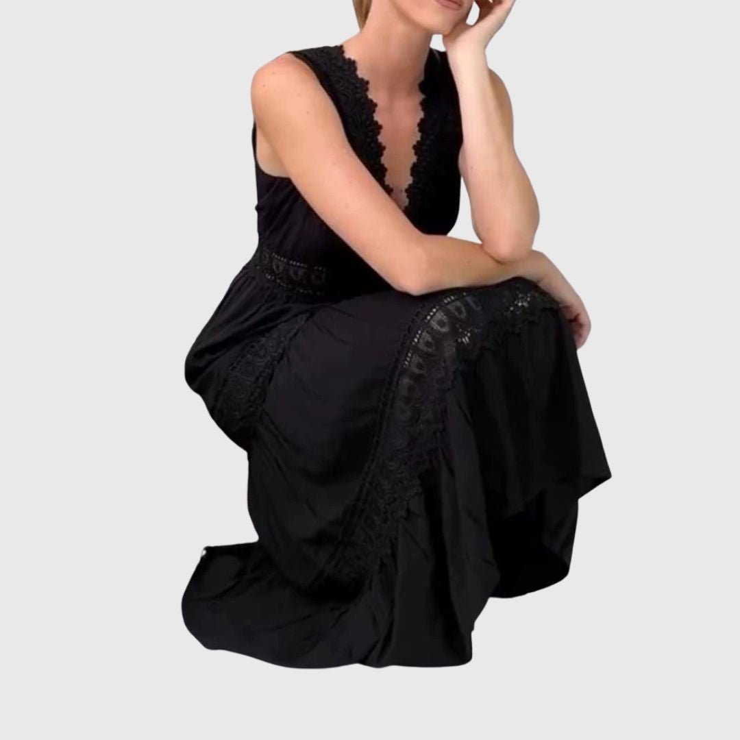 Iris - Boho Grace Midi Dress