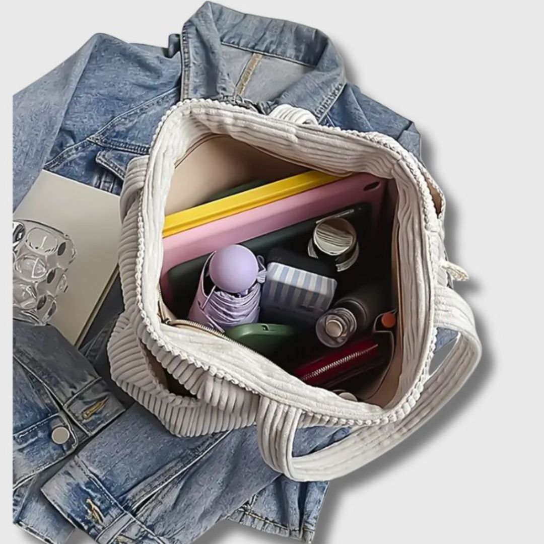 Tilda - Ribbed tote for everyday ease