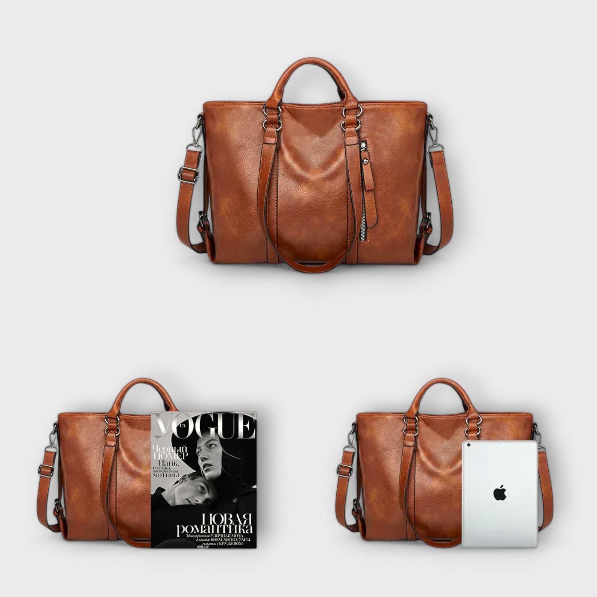 Beatrice – Spacious Leather Bag with Timeless Style