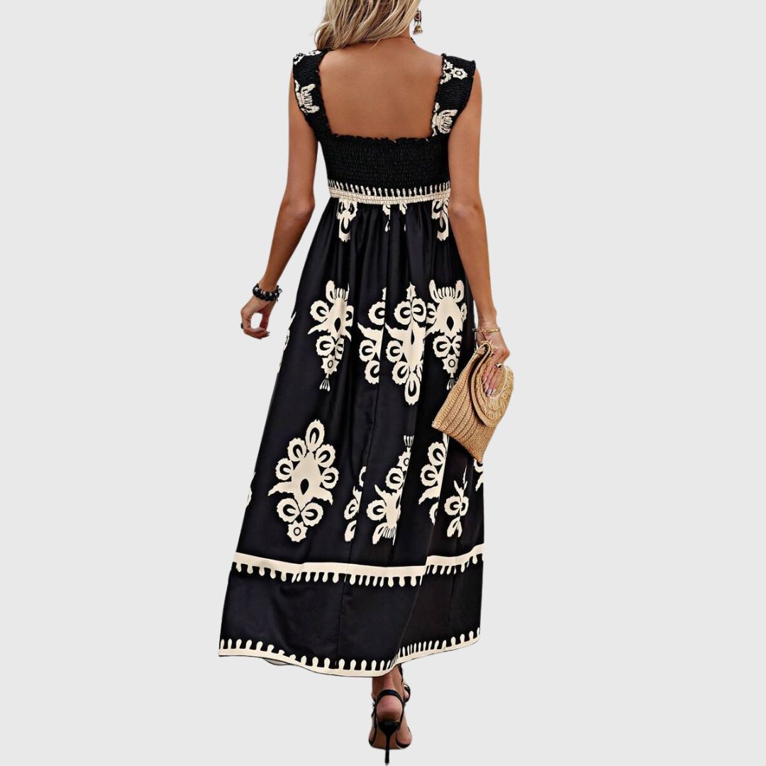 Valerie – Lightweight Printed Dress with a Soft, Sleeveless Cut