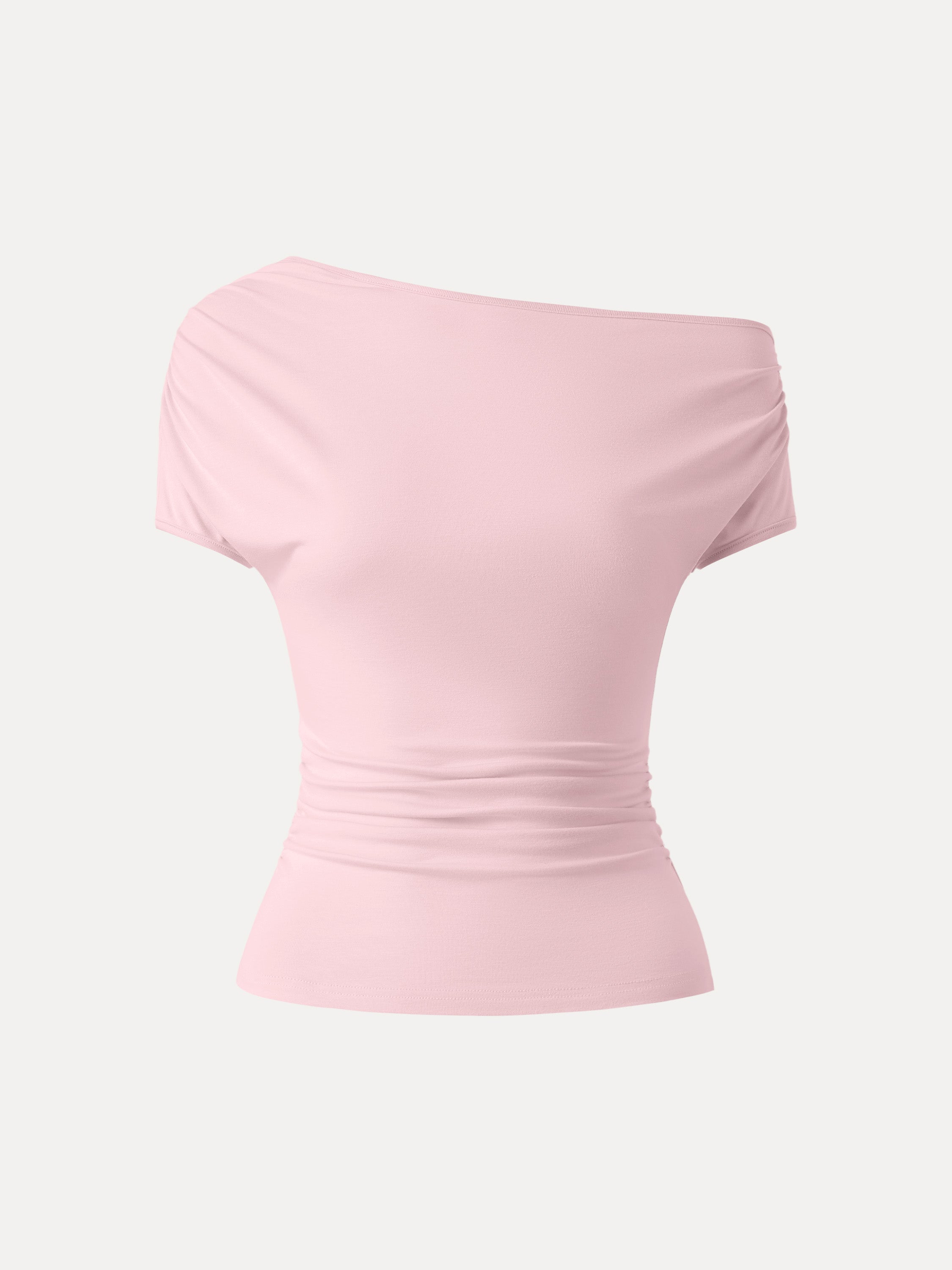 Cooling Asymmetrical Short Sleeve Stretchy Tee
