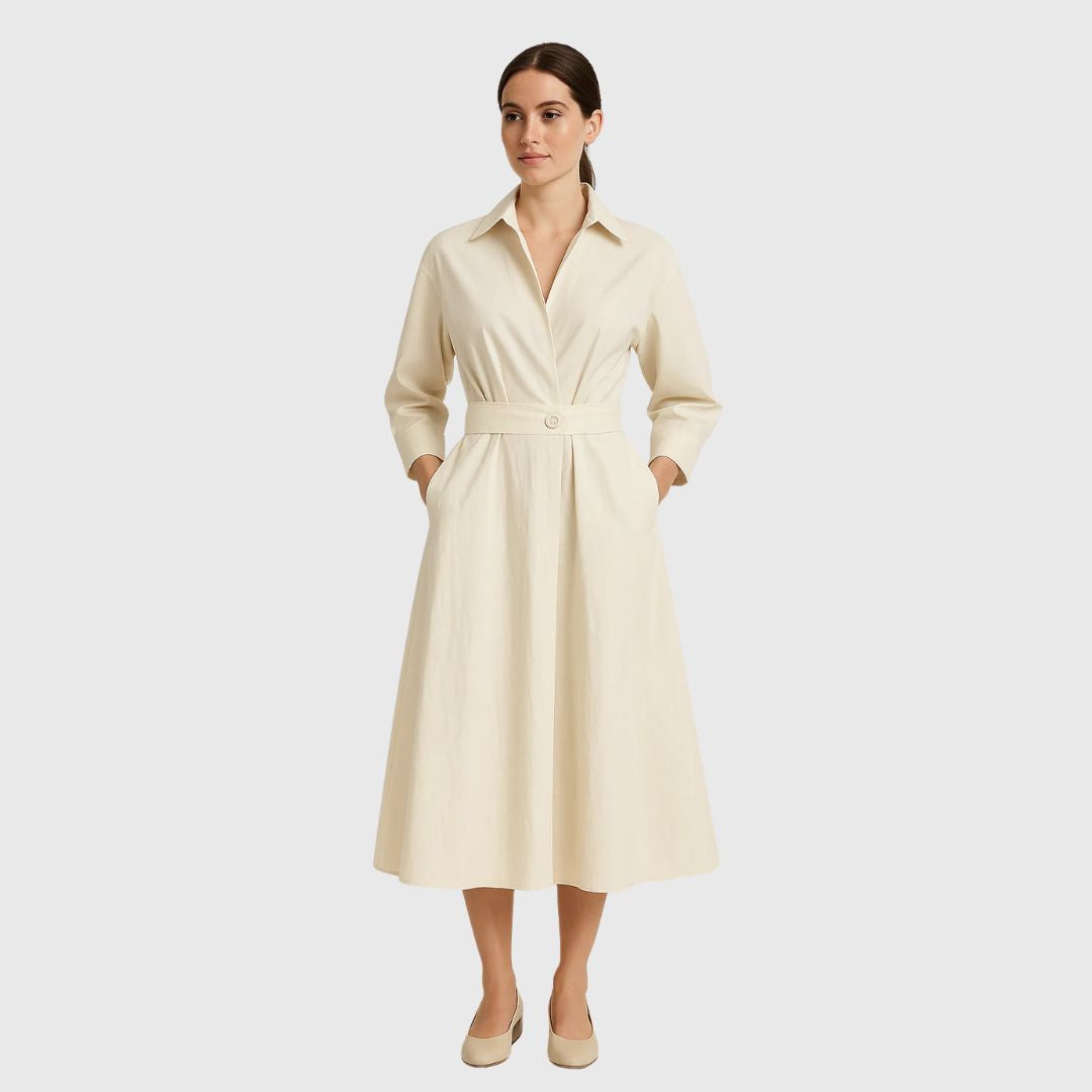 Sarah - Effortless Elegance Shirt Dress