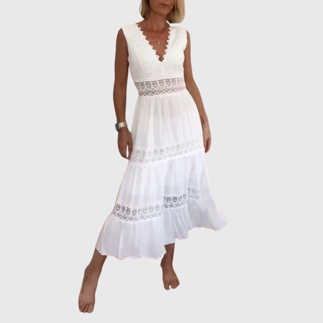 Iris - Boho Grace Midi Dress