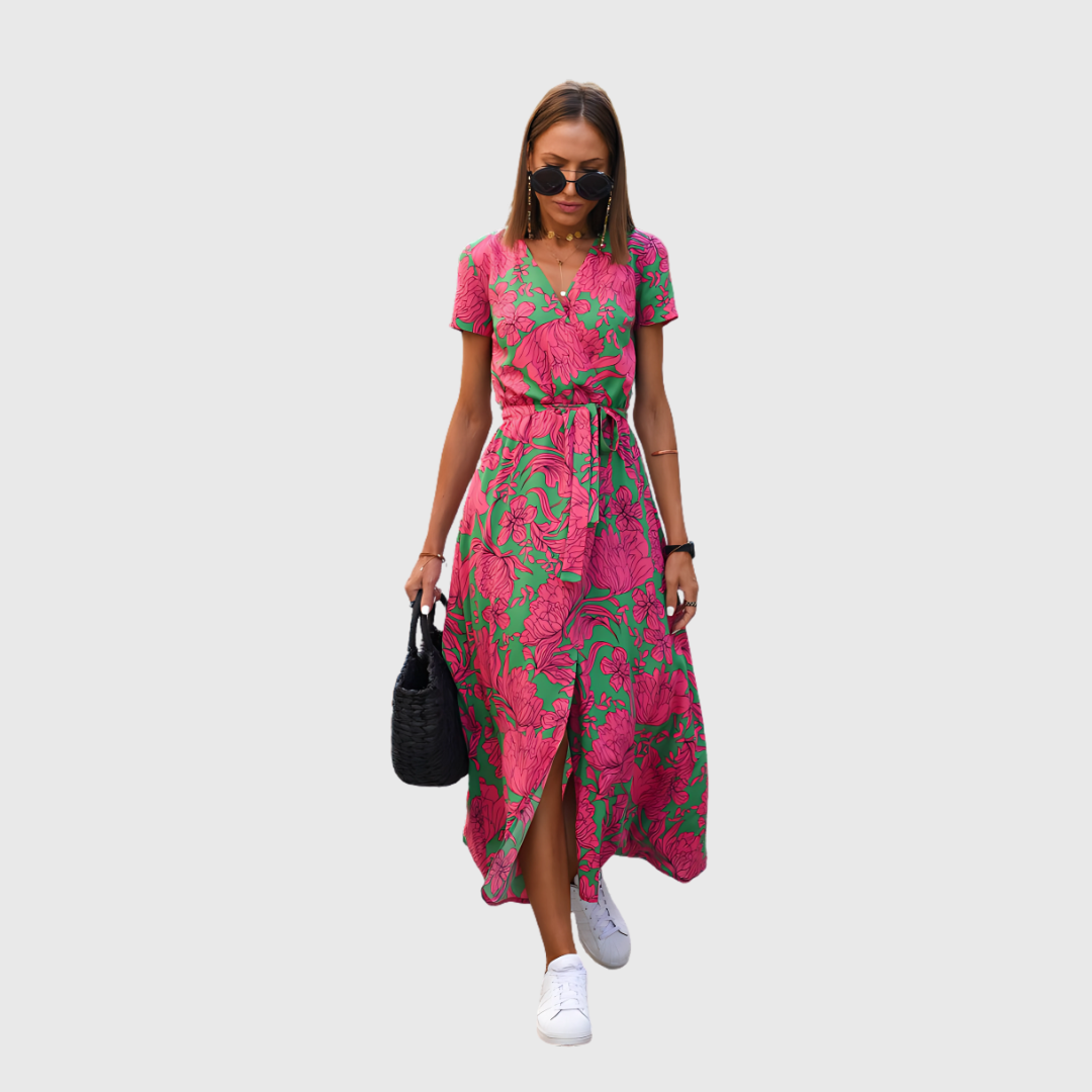 Audrey – Floral Wrap Dress