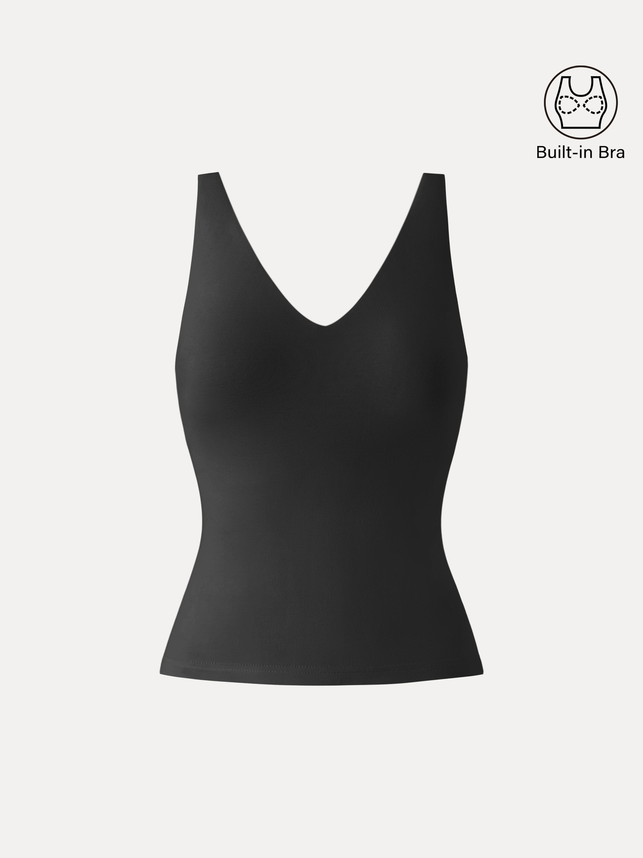 Essential V-neck Sleeveless New Airy Brami Tank