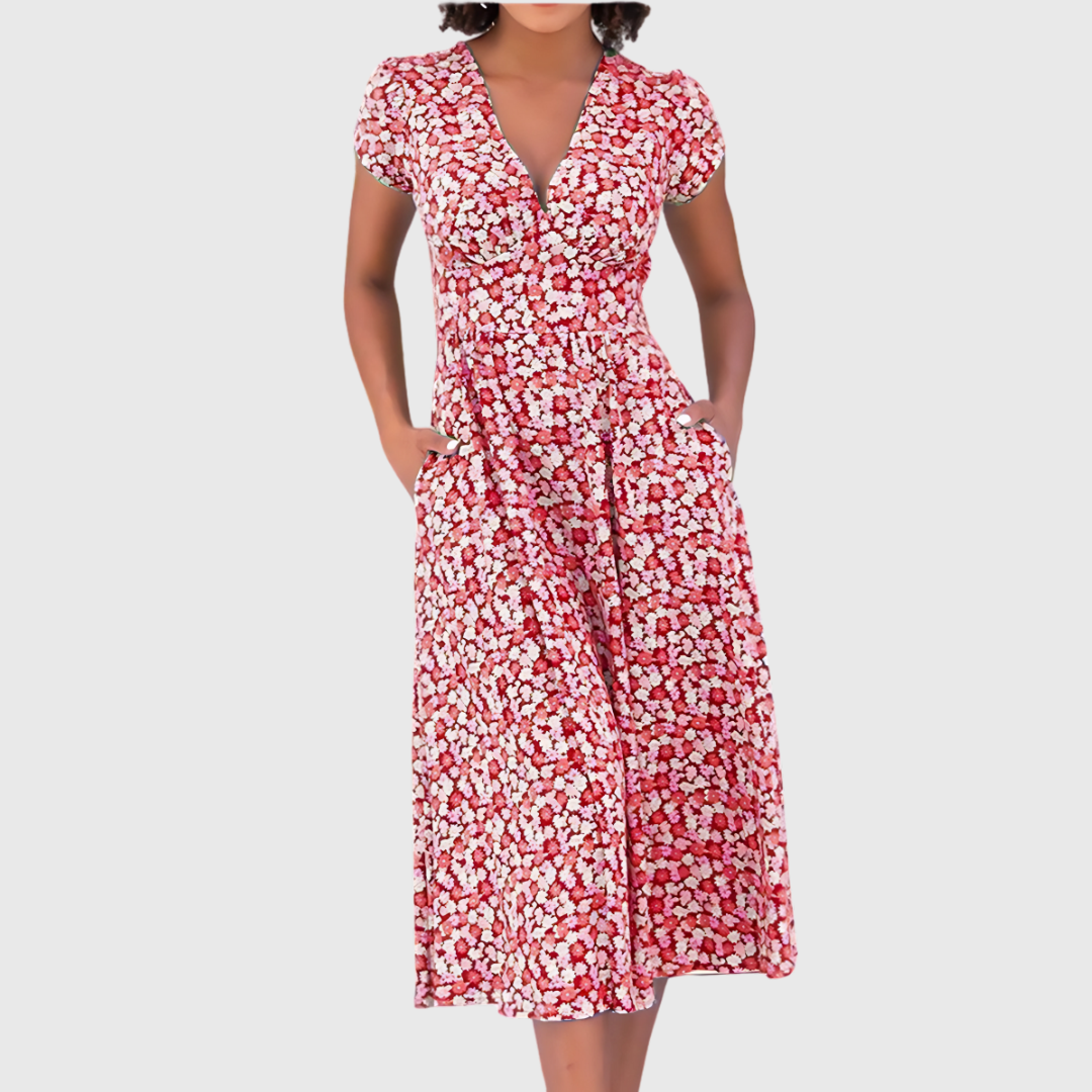 Fern - Button-Front Midi Dress