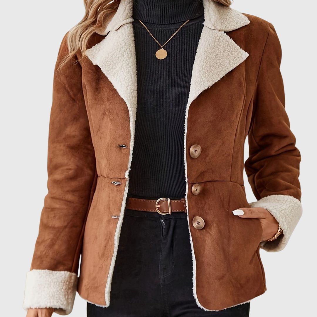 Rosewood - Elegant Faux Fur Jacket