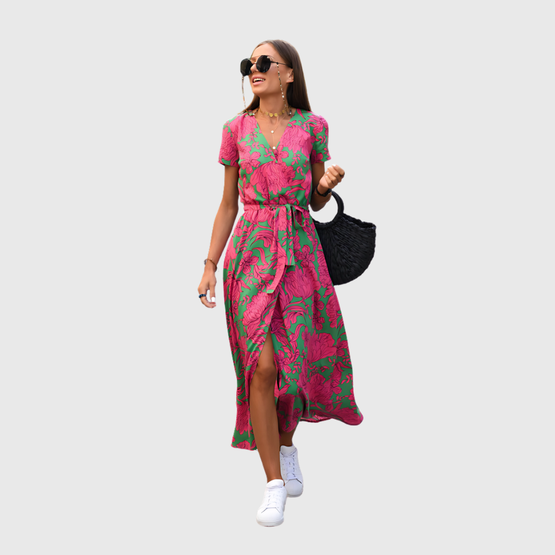 Audrey – Floral Wrap Dress