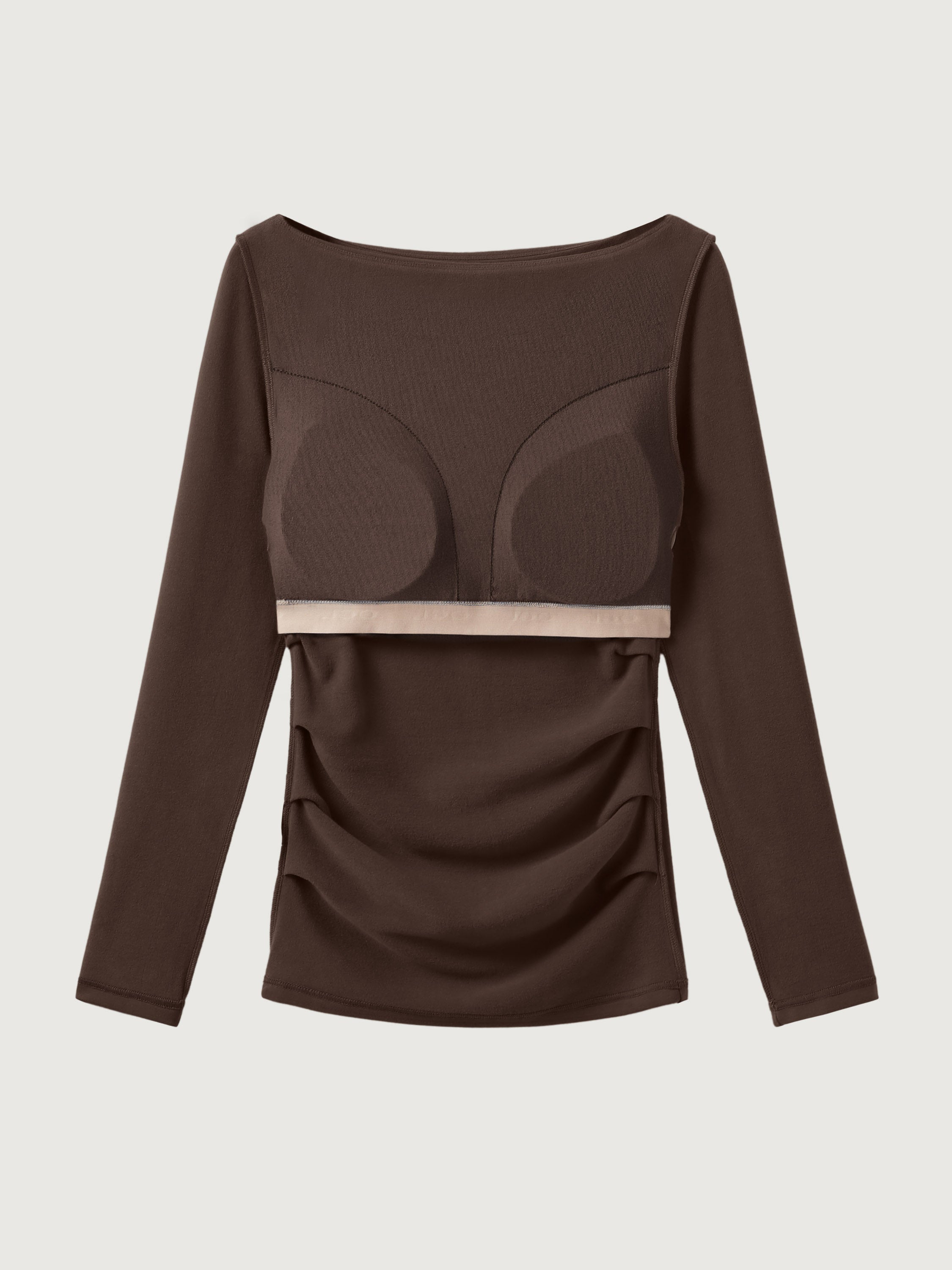 Boatneck Tucks Brami Top