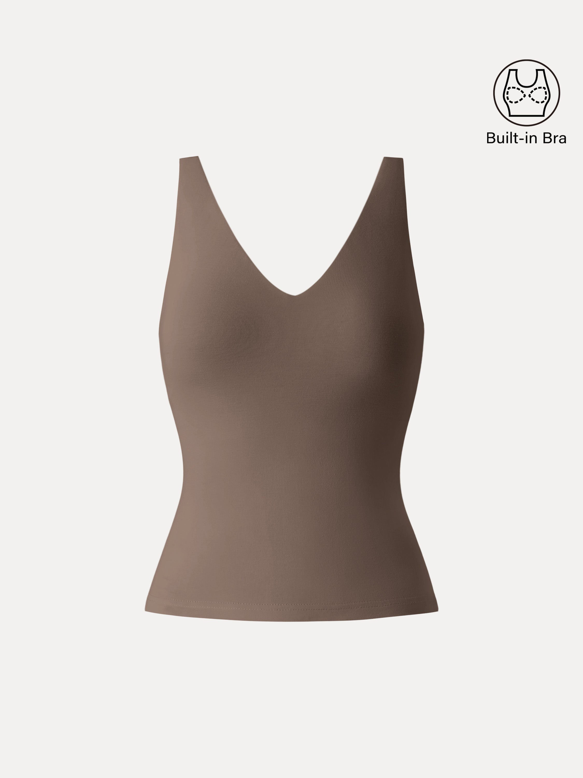 Essential V-neck Sleeveless New Airy Brami Tank
