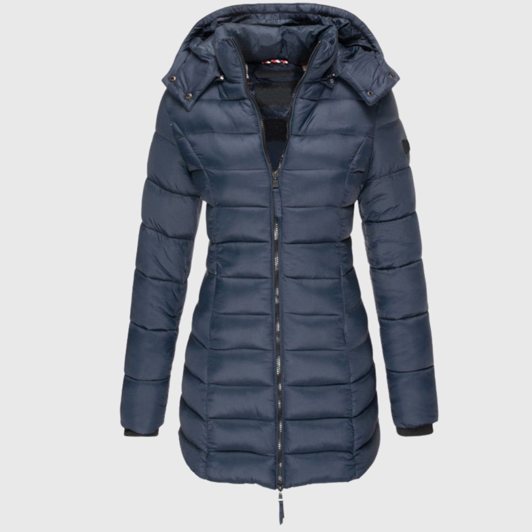 Elise - Elegant Long Down Jacket