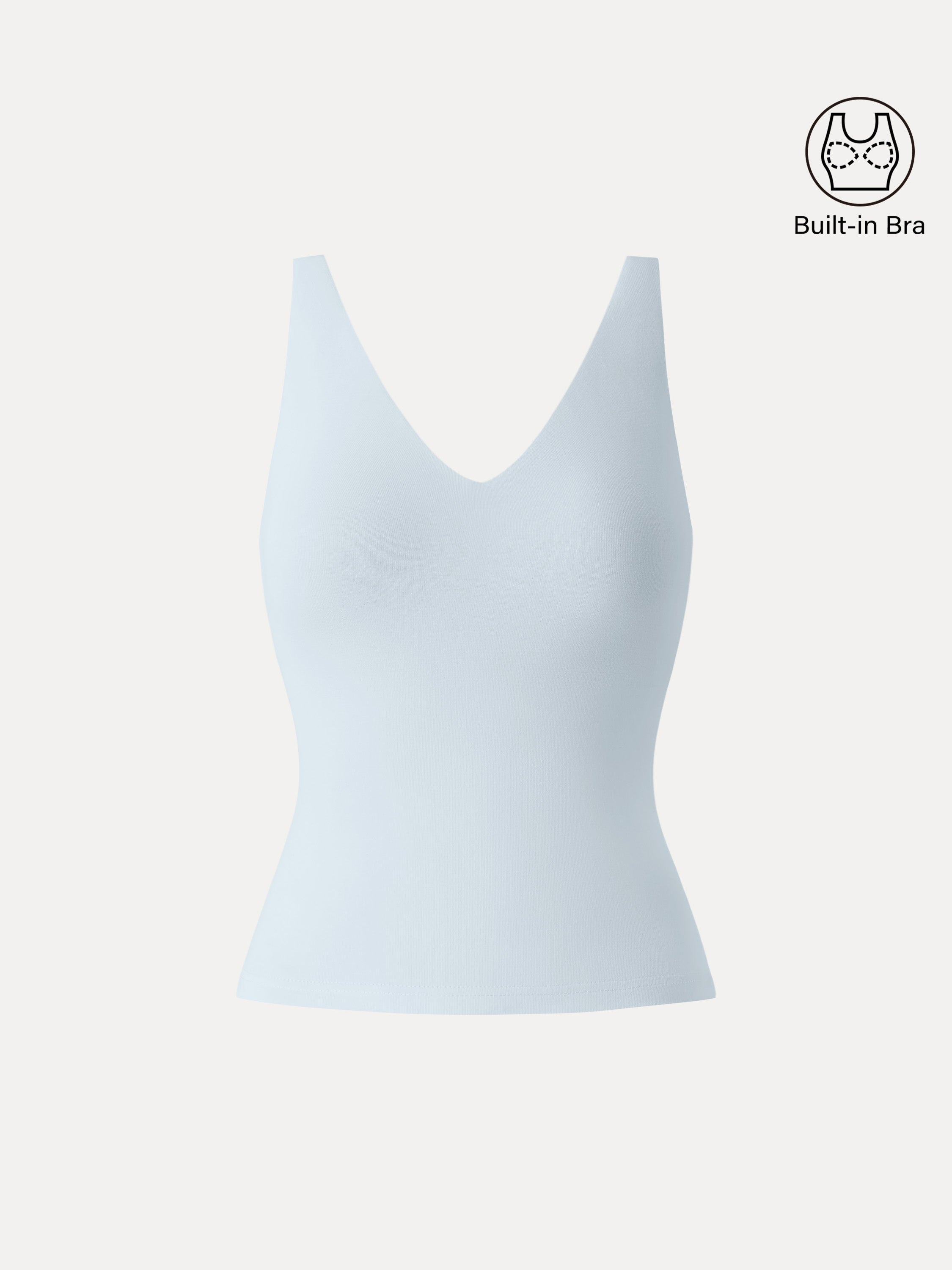 Essential V-neck Sleeveless New Airy Brami Tank