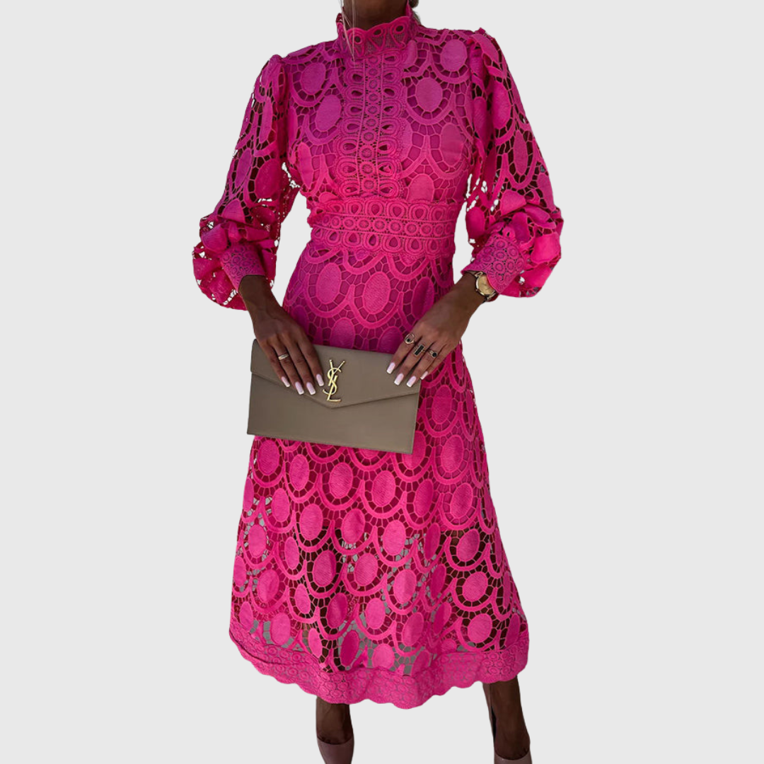 Maya – Soft Lace Dress with Elegant Ease