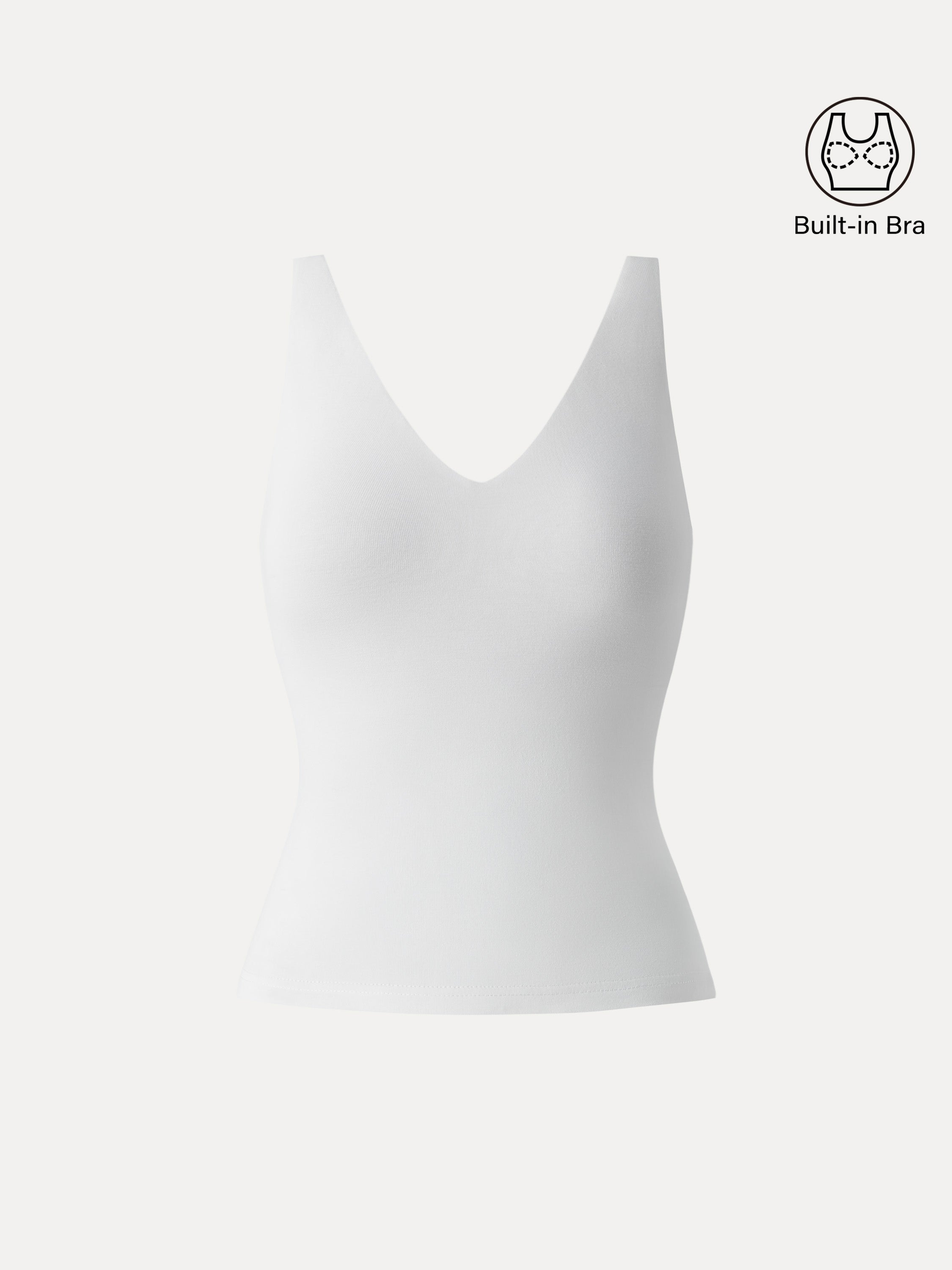 Essential V-neck Sleeveless New Airy Brami Tank