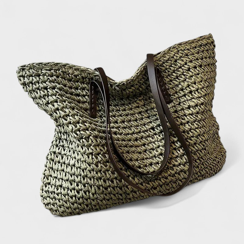 Georgiana – Woven Tote with Everyday Elegance