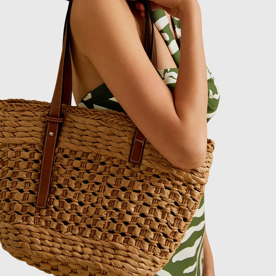 Elizabeth – Woven Tote Bag for Easy Summer Days
