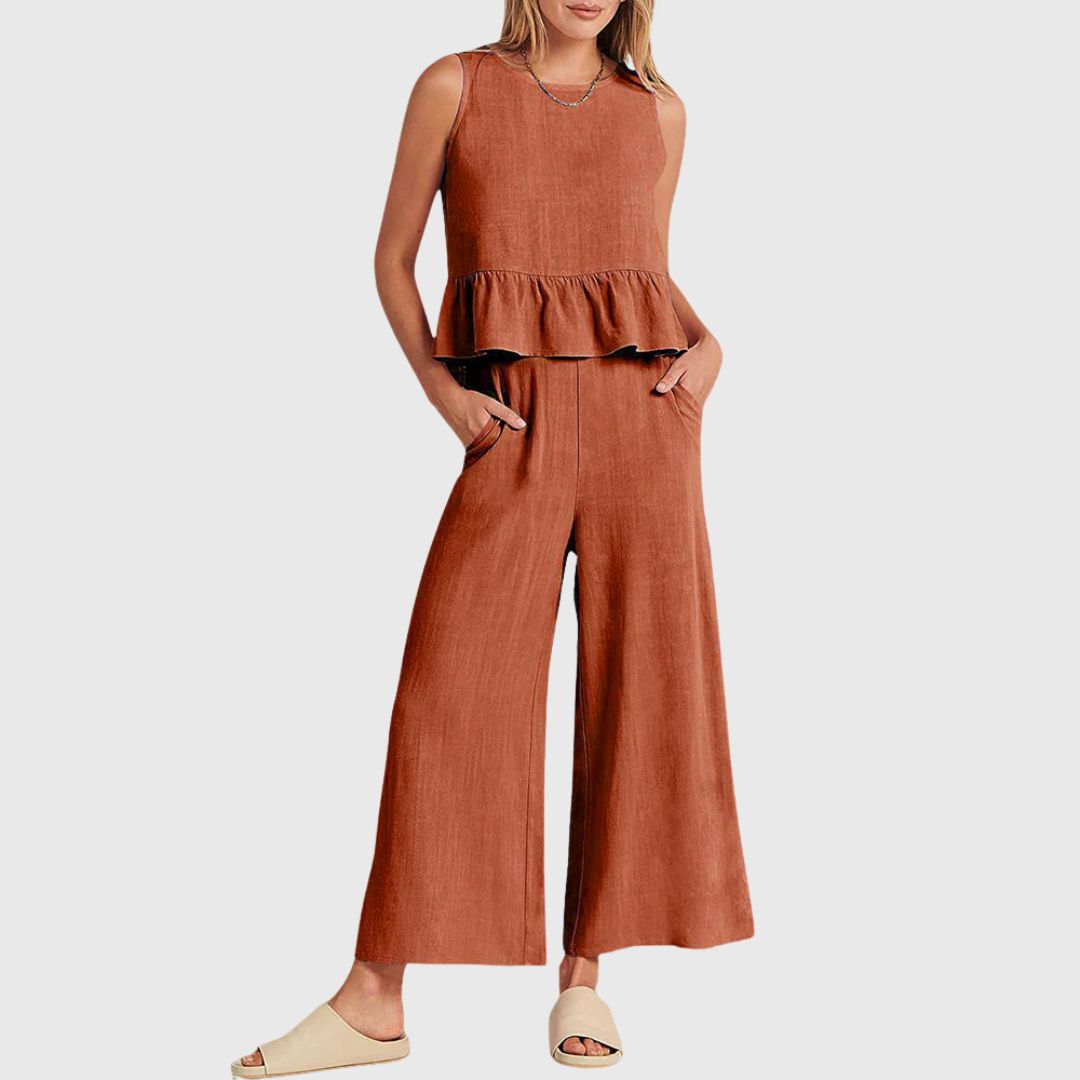 Ramona – Soft Two-Piece Set with Feminine Detail