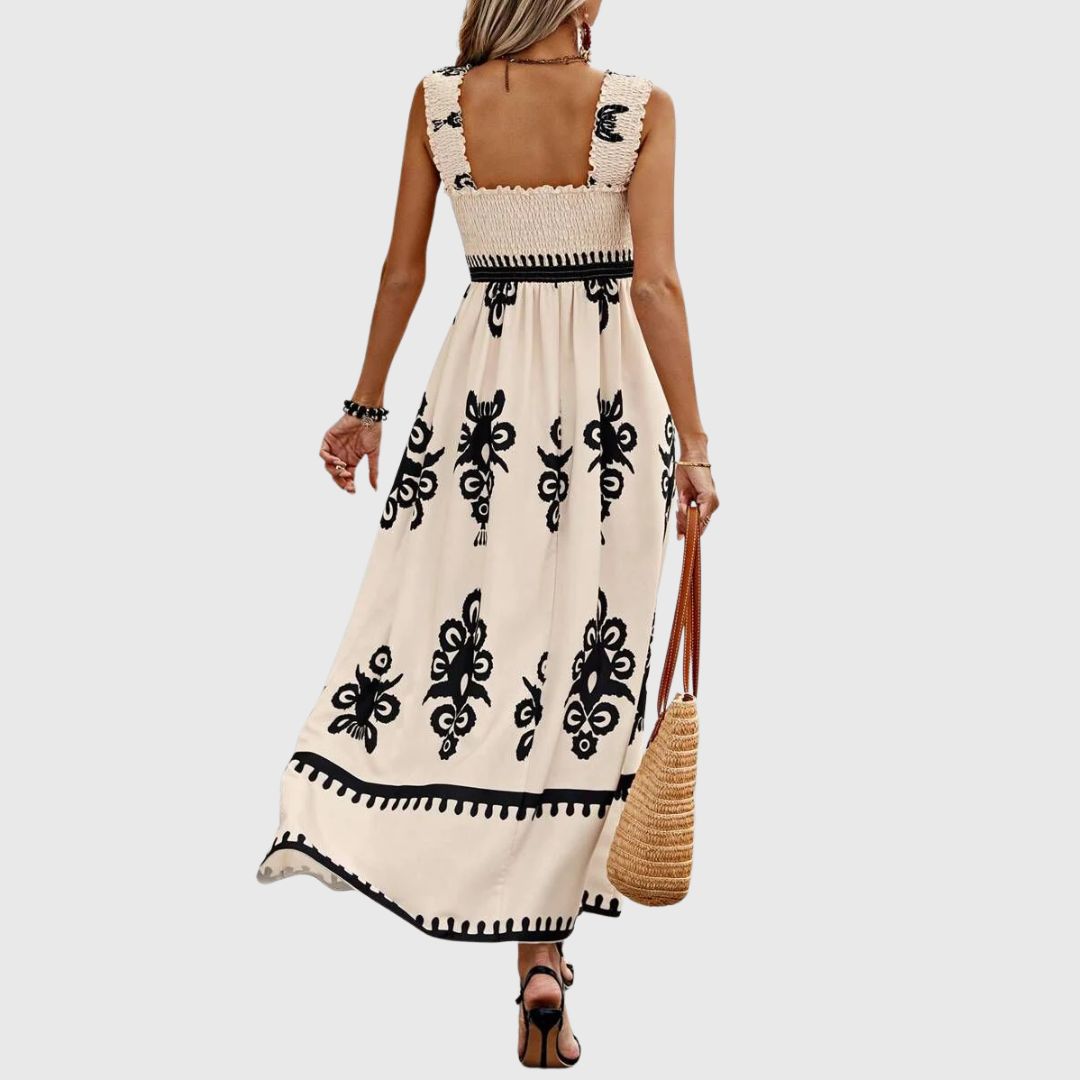 Valerie – Lightweight Printed Dress with a Soft, Sleeveless Cut